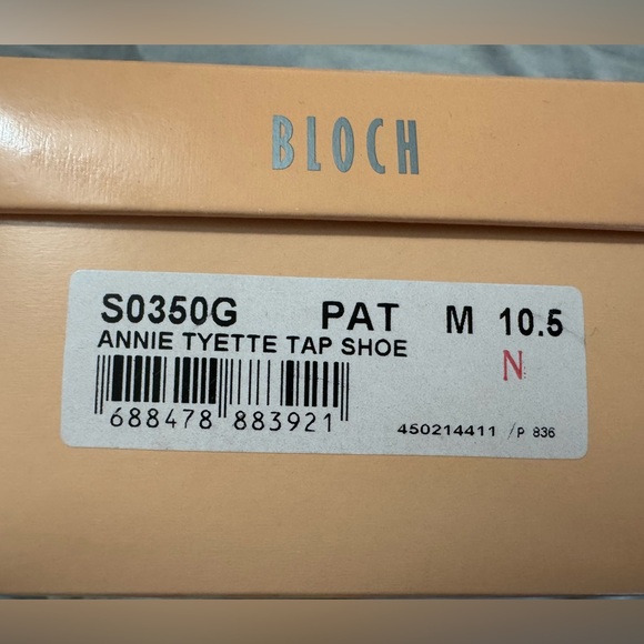 Bloch Kids Annie Tyette Tap Shoes Size 10.5 - Picture 10 of 12